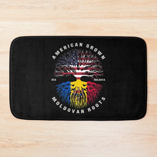 Item preview, American Grown T-ShirtAmerican Grown Moldovan Roots Moldova Flag designed and sold by ElfledaBush.