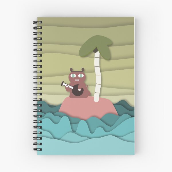 Item preview, Island Scene, Banjo Cat designed and sold by MarshlandOracle.