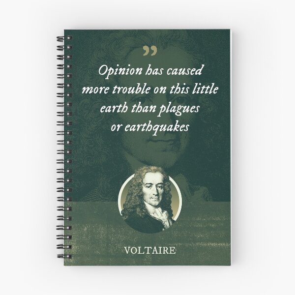 Item preview, Voltaire - Opinion has caused more trouble on this little earth than plagues or earthquakes designed and sold by Syahrasi.