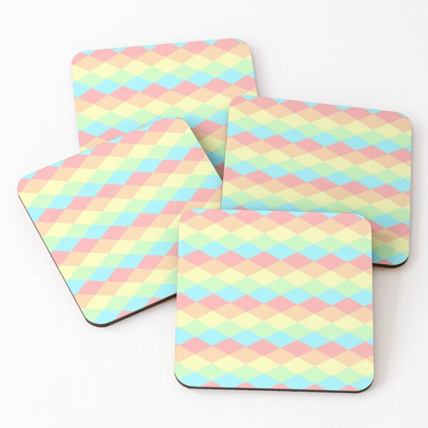 Item preview, Diamond Pastel Mixed Geometric Pattern - Diamond Pattern designed and sold by DAFIN.