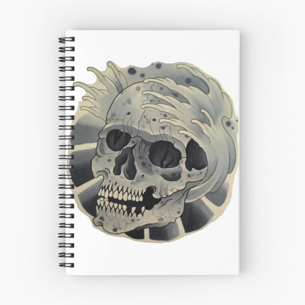 Item preview, Skull Japanese drawing design designed and sold by 999shirts.