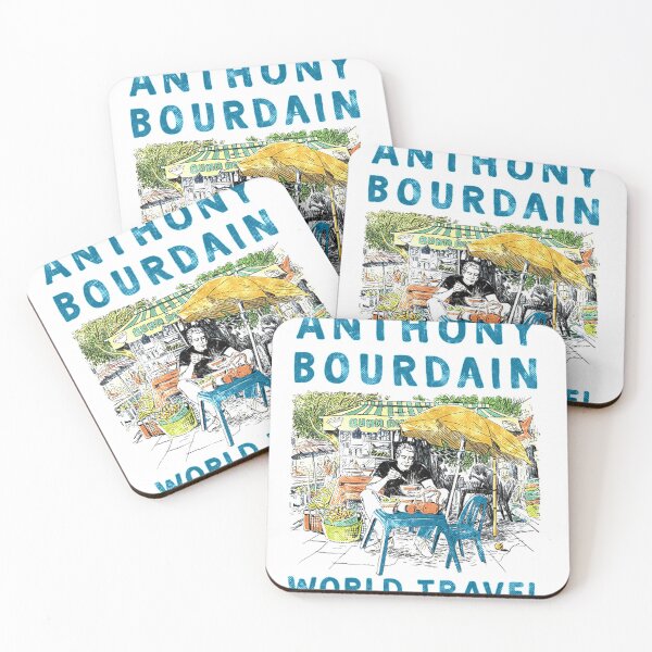 Item preview, Anthony Michael Bourdain T-ShirtAnthony Bourdain world Travel Food designed and sold by ElfledaBush.