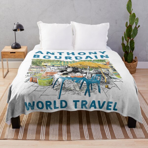 Item preview, Anthony Michael Bourdain T-ShirtAnthony Bourdain world Travel Food designed and sold by ElfledaBush.