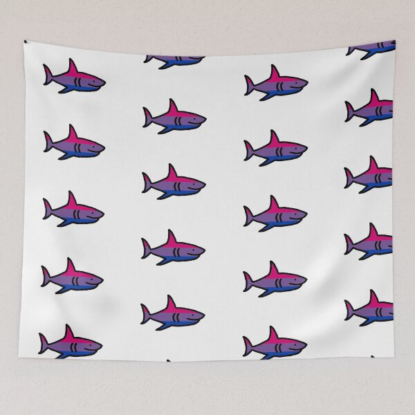 Item preview, Happy Bi Shark designed and sold by Kaytmars.