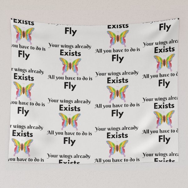 Item preview, Your Wings Already Exists All You Have To Do Is Fly designed and sold by BhavyaBathla.
