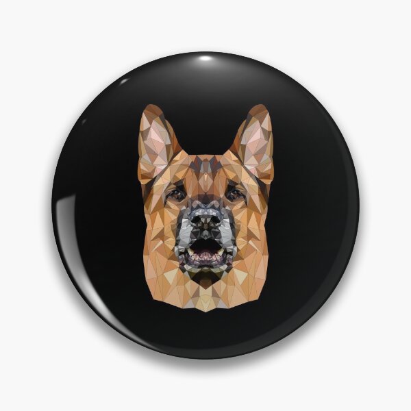 Item preview, Low Poly Dog Shepherd Pet German Style designed and sold by Monster-shirts.