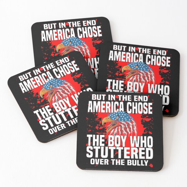 Item preview, Doch am Ende entschied sich Amerika für den Jungen, der stotterte designed and sold by Monster-shirts.