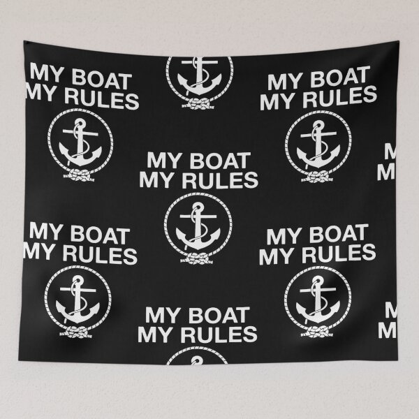 Item preview, My Boat My Rules Funny Boating designed and sold by kentuckykonpha.
