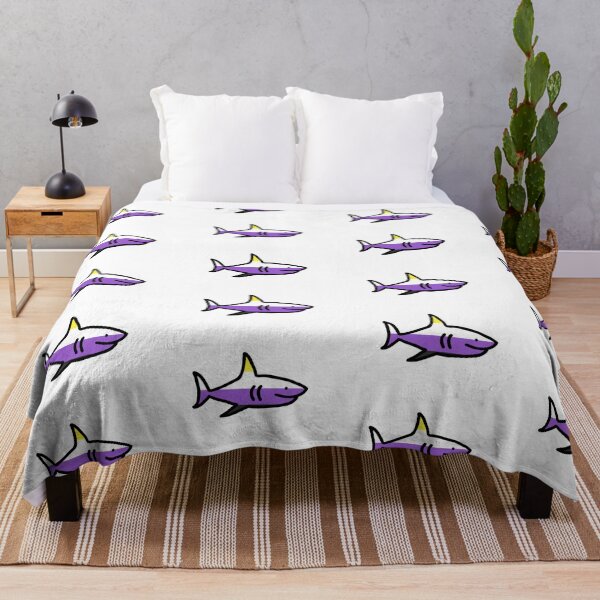 Item preview, Happy Non Binary Shark designed and sold by Kaytmars.