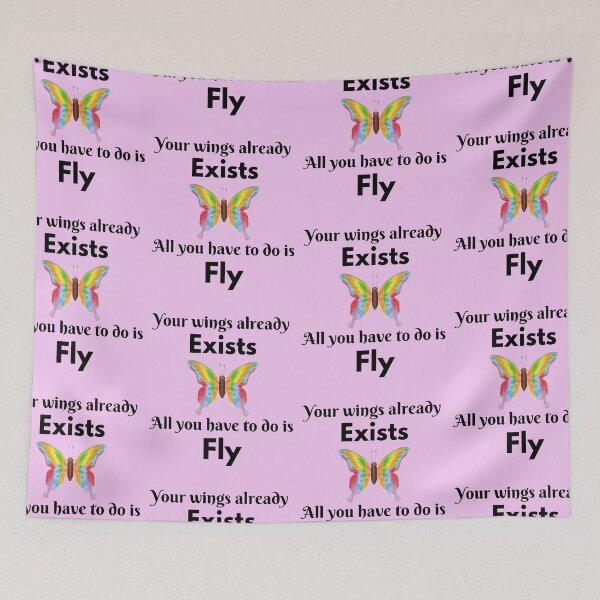 Item preview, Your Wings Already Exists All You Have To Do Is Fly designed and sold by BhavyaBathla.