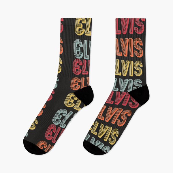 Artikelvorschau, ELVIS Geschenkname Personalisierte Lustige Retro Vintage entworfen und verkauft von BarineZayden.