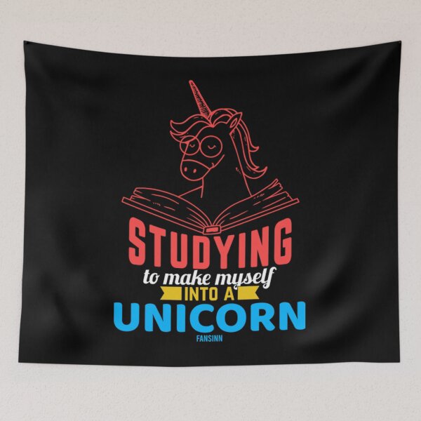 Item preview, Unicorn T-Shirtlearn school unicorn saying nerd designed and sold by ElfledaBush.