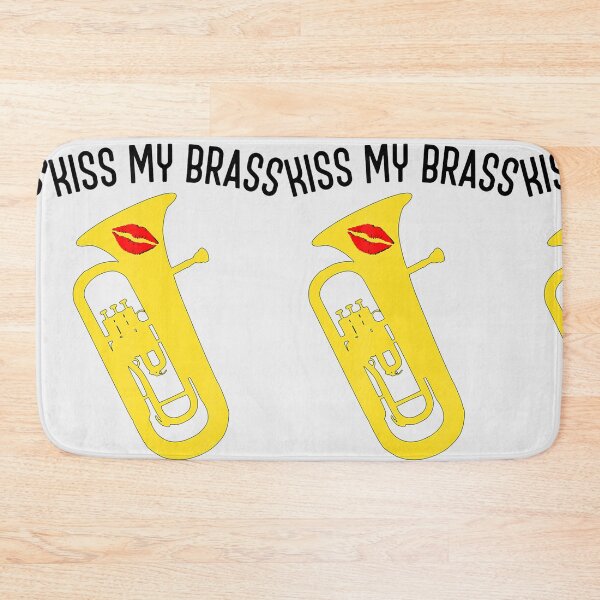 Item preview, Funny Euphonium Kiss my brass concert band gift designed and sold by BarineZayden.
