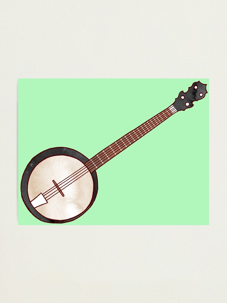 Impression Photo Jazzy Abc Le Banjo Par Themelodybook Redbubble