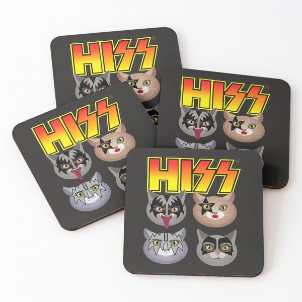 Item preview, Hiss Funny Cats Kittens Rock Rockin Gift Tee Pun designed and sold by BarineZayden.