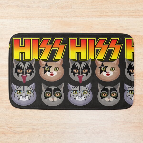 Item preview, Hiss Funny Cats Kittens Rock Rockin Gift Tee Pun designed and sold by BarineZayden.