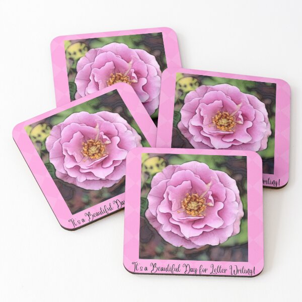 Item preview, Pink Rose- It's a Beautiful Day for Letter Writing! designed and sold by Janna Perry Designs.