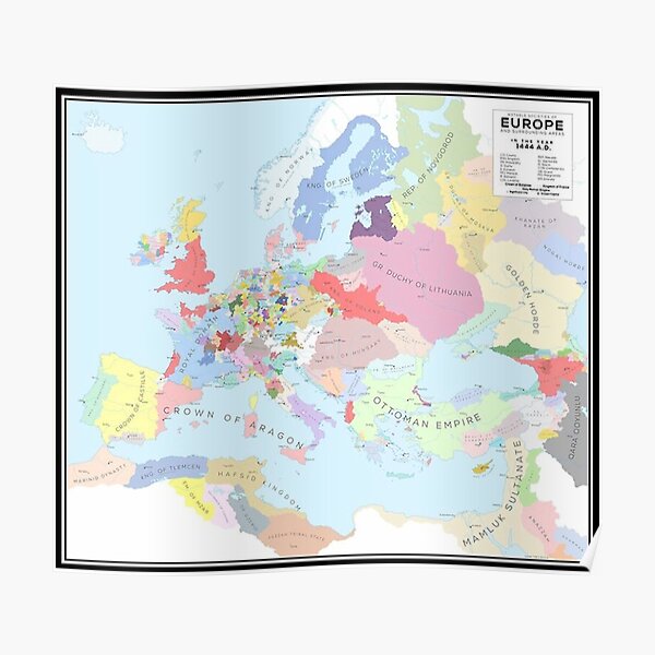 Карта old europe 1300