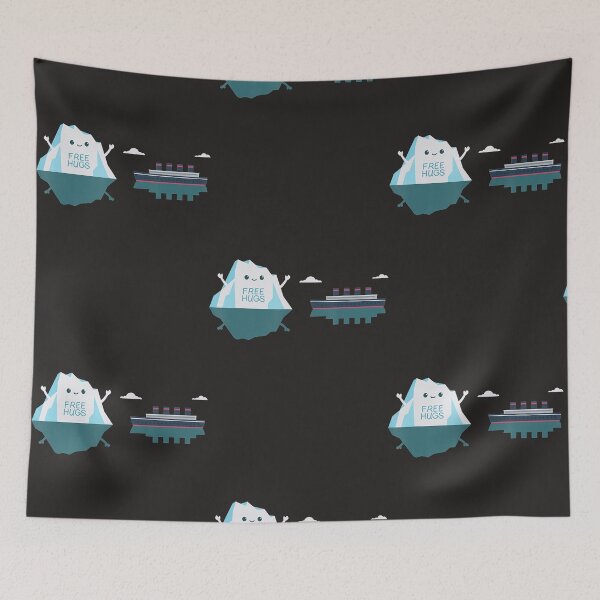 Item preview, Retro Funny Titanic Cruise Ship Iceberg 1912 designed and sold by BarineZayden.