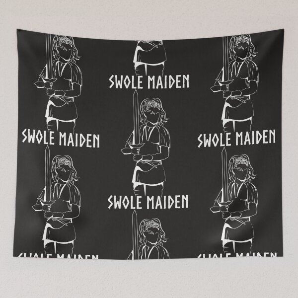 Item preview, Swole Maiden GOMAD Bodybuilding Soy Boy Fitness designed and sold by BarineZayden.