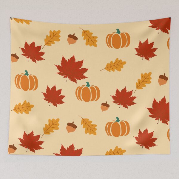 Item preview, Autumn Leaf Pattern Cream  designed and sold by heyitsIrish.
