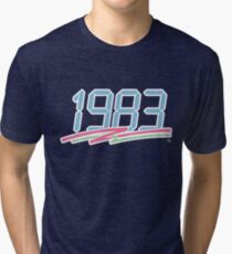 1983 - Stroked Tri-blend T-Shirt