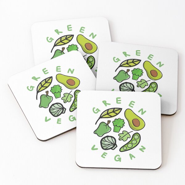 Item preview, Green Vegan Green Vegetables Illustration designed and sold by S.  Y..