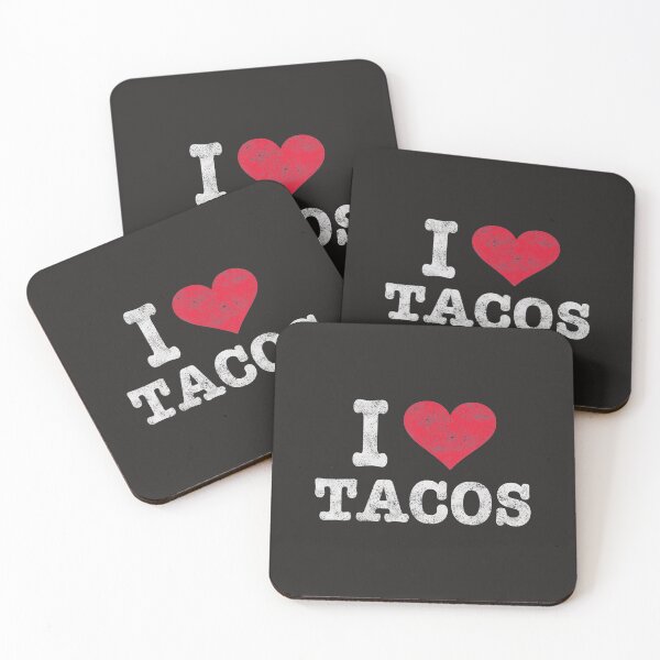 Item preview, Trendy Vintage I Love Tacos Gift designed and sold by BarineZayden.
