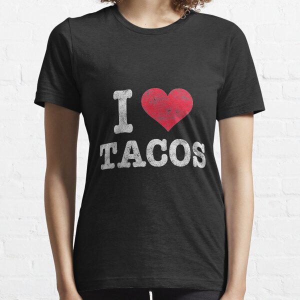 Item preview, Trendy Vintage I Love Tacos Gift designed and sold by BarineZayden.