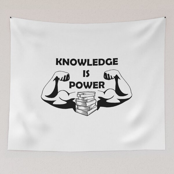 Item preview, KNOWLEDGE IS POWER designed and sold by DomGDesign.
