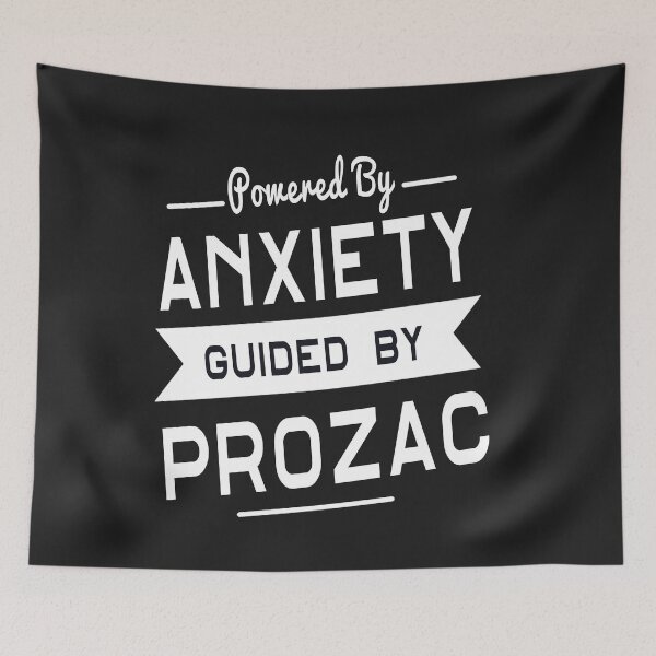 Item preview, Powered By Anxiety designed and sold by smstees.