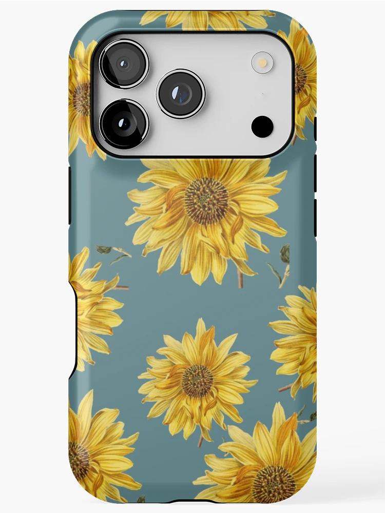 Thumbnail 1 of 4, iPhone Case, Sunflower Pattern designed and sold by Cute Bunny.