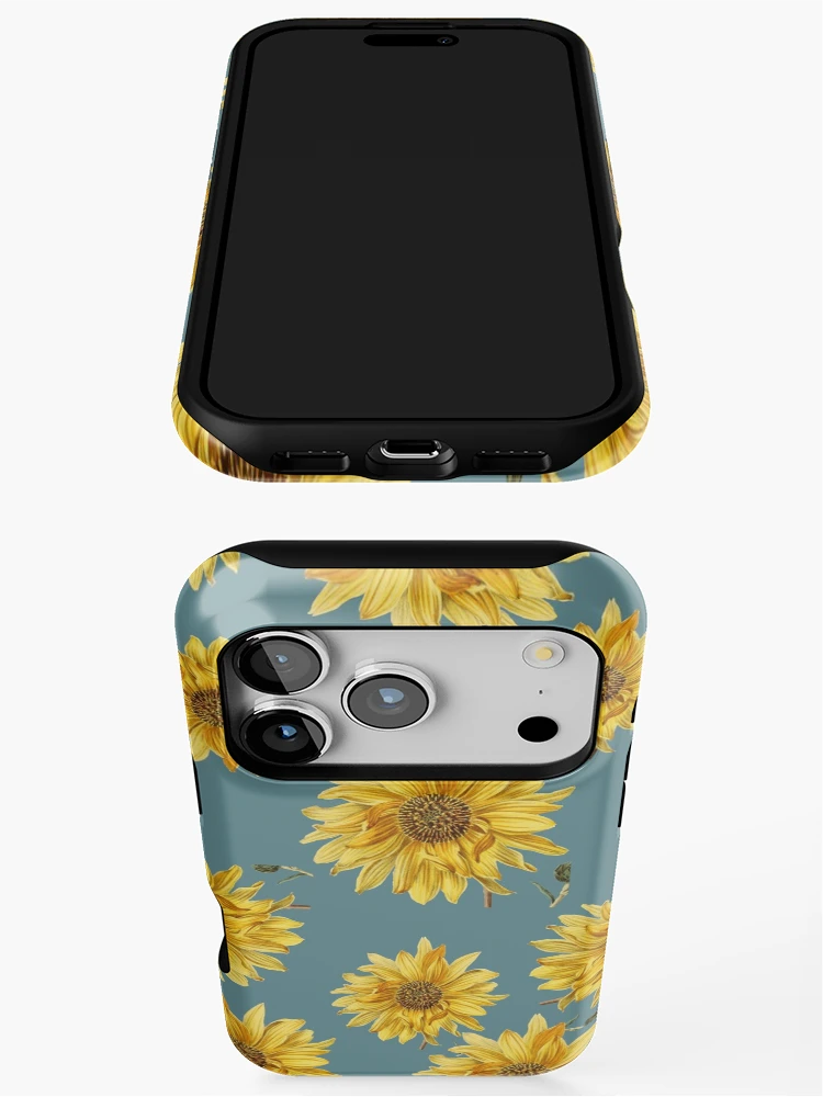 Thumbnail 3 of 4, iPhone Case, Sunflower Pattern designed and sold by Cute Bunny.