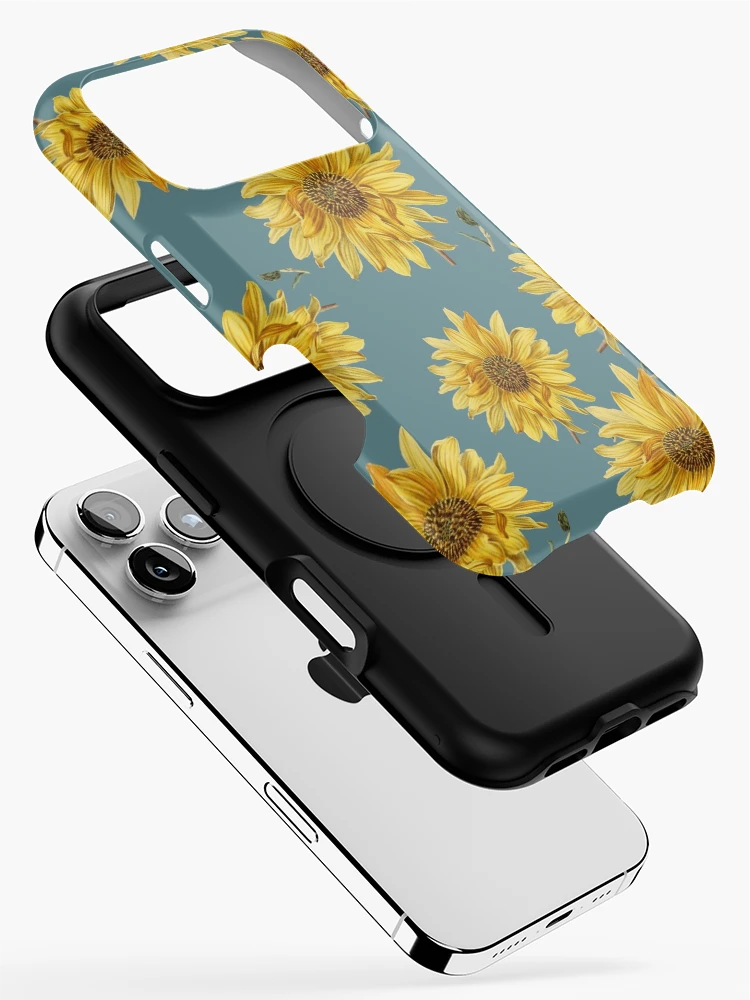 Thumbnail 2 of 4, iPhone Case, Sunflower Pattern designed and sold by Cute Bunny.