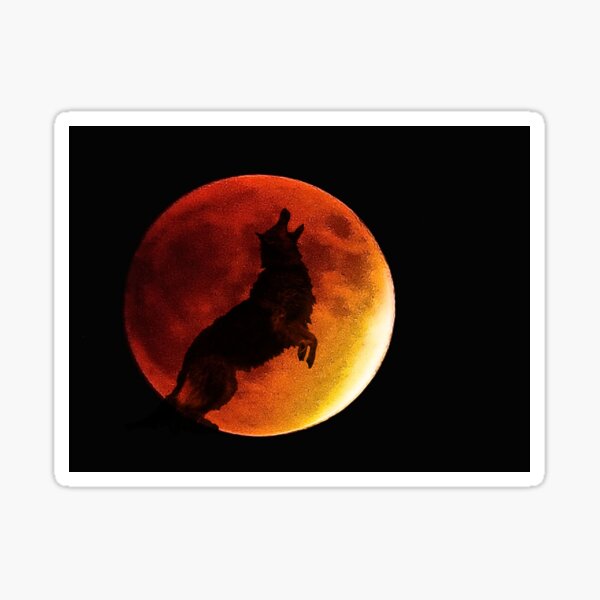 Item preview, HOWLING AT THE BLOOD MOON designed and sold by May Finch.