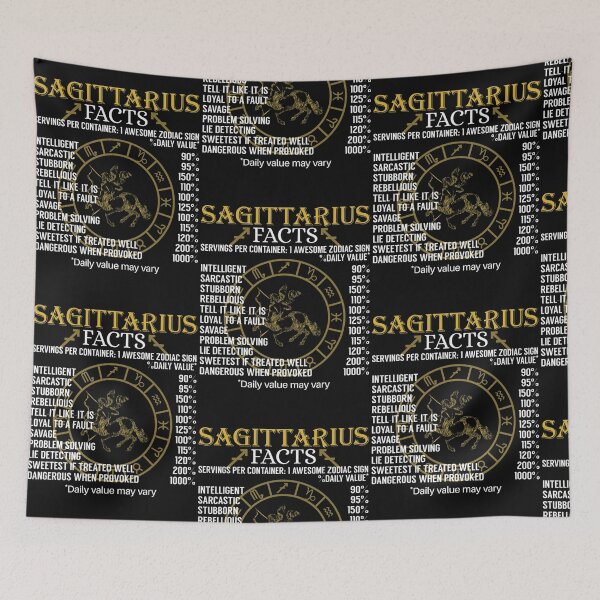 Item preview, Sagittarius Facts Zodiac Sign designed and sold by kentuckykonpha.
