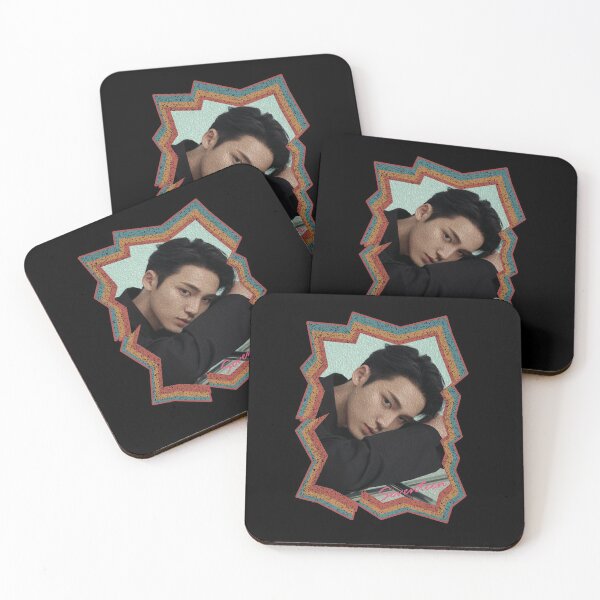 Item preview, Kim Mingyu Seventeen Mingyu Korean Kpop Retro Color Oil Paint Design designed and sold by Piosenka Art.
