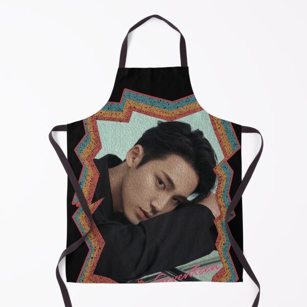Item preview, Kim Mingyu Seventeen Mingyu Korean Kpop Retro Color Oil Paint Design designed and sold by Piosenka Art.