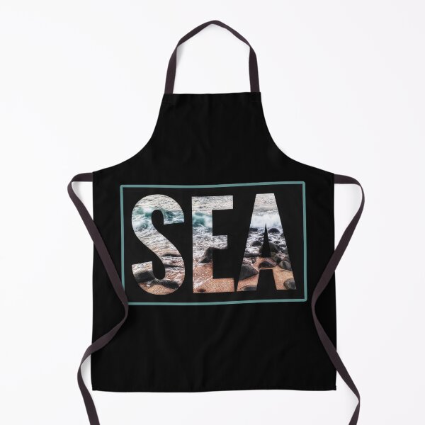 Item preview, SEA Word over Beach Ocean Rocks Sand designed and sold by Beachy.