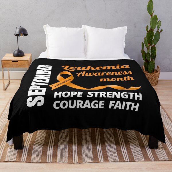 Item preview, Leukemia Cancer Awareness Support Orange Ribbon   designed and sold by CuteDesigns1.