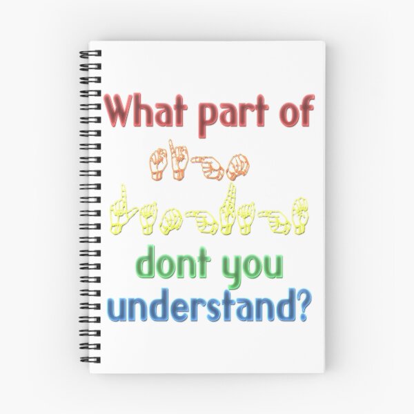 Item preview, What Part of Sign Language Don't You Understand designed and sold by Mimis Ts.