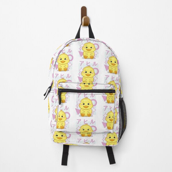 Item preview, Cute Kawaii Duck With Japanese Kanji (ahiru means duck) In 90s retro Style Graphic Text Design designed and sold by NightGleam.