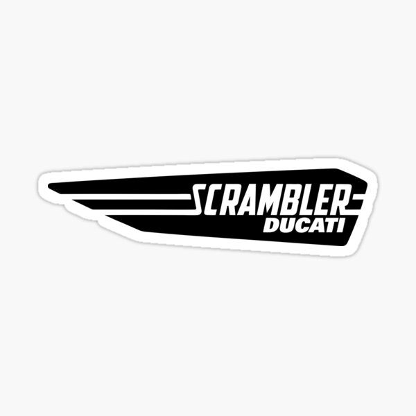 Badge Modell Scrambler black 2017 Nr.1274 Ducati Motorradpin 