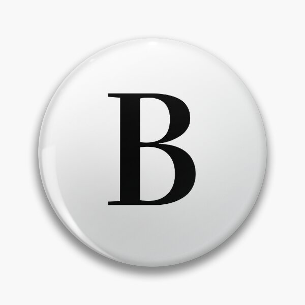 Artikelvorschau, Einfacher Buchstabe B | Alpha-Aufkleber entworfen und verkauft von aleksandrax98.