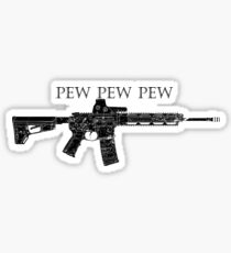 Pew Pew Pew Sticker