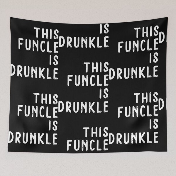 Item preview, This Funcle Is Drunkle Funny Uncle Gift For Funcle Pullover Hoodie designed and sold by kentuckykonpha.