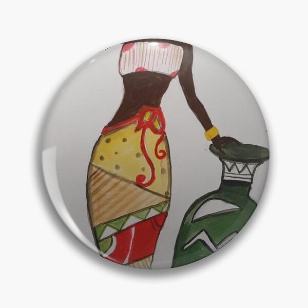 Item preview, African Art Tribal women painting unique designs  designed and sold by SnehaCreation.