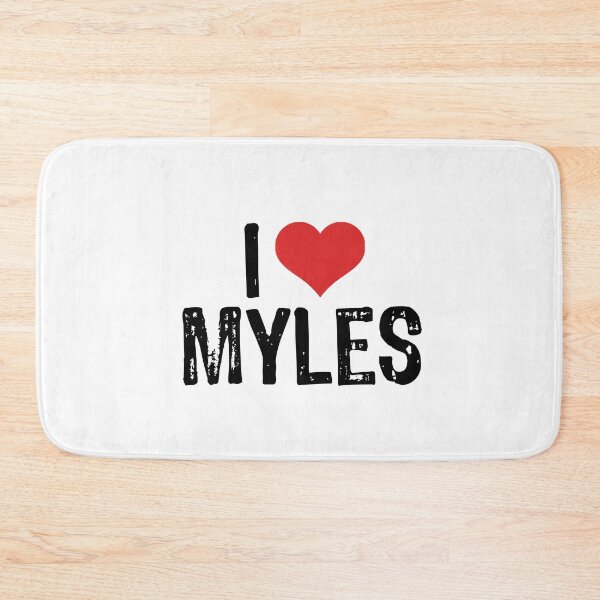 Item preview, I Love Myles designed and sold by The "I Love Everything" Shop.