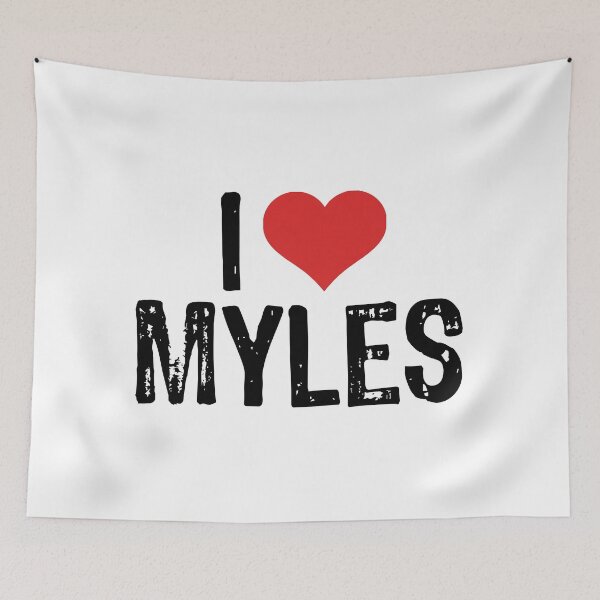 Item preview, I Love Myles designed and sold by The "I Love Everything" Shop.