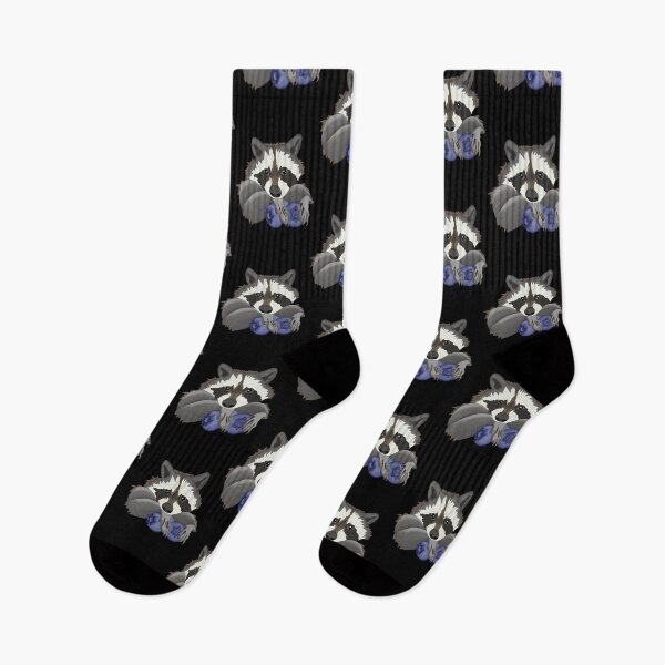 Item preview, Raccoon with blueberries  designed and sold by fischerkeliipa.